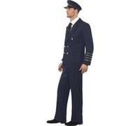Déguisement pilote de ligne homme Medium G