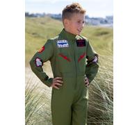Déguisement pilote - fighter pilot vert kaki 8/10A