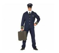 Déguisement pilote homme - FIESTAS GUIRCA - Métier air - Polyester - Bleu L