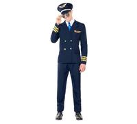 DÉGUISEMENT PILOTE LIGNE ORVILLE BLEU HOMME M/L