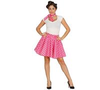 Déguisement Pin Up Rose Adulte - No Name - Années 50 - Intérieur - Femme - Polyester - Rose