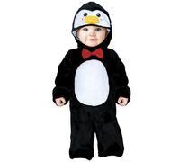 FIESTAS GUIRCA Déguisement adorable petit pingouin pour bébé - Combinaison bébé pingouin - Costume pour tout-petits garçons - Bébés garçons âgés de 18 à 24 mois