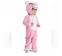 Déguisement Pinky Léopard Rose Cinéma Muet Bébé Rose