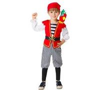 déguisement pirate caraïbes bébé - 1/2 ans - rouge - unimasa 206105 Rouge G