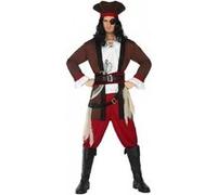 Atosa Pirate Costume Rouge XS-S