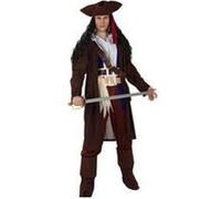 Déguisement Pirate Des Caraibes - Marron - T-3 Blanc G