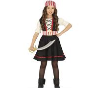 Déguisement Pirate Des Mers Fille Noir