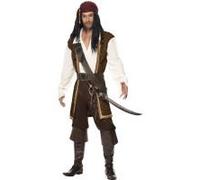 Déguisement Pirate Des Mers Sd M Blanc