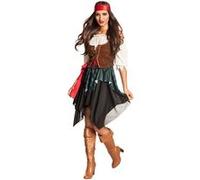 déguisement pirate des tempêtes femme - s/m - multicolore - boland 83534 Multicolore G