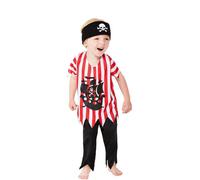 Déguisement Pirate Enthousiaste Pour Enfants Et Bébés (Taille 3-4a) Multicolore