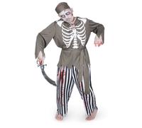 Karnival Costumes Déguisement fantôme pirate homme - Argenté/gris - XL