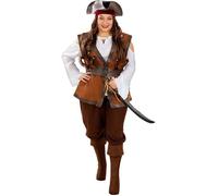 Déguisement pirate femme - FUNIDELIA - Collection Caraïbe - Marron - Taille 4XL XXXXL