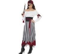 Femmes Déguisement Pirate Halloween Robe Fête Aventurière Glamour
