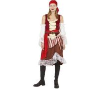 Déguisement pirate femme - PTIT CLOWN - Robe L/XL - Multicolore - Marron L/XL