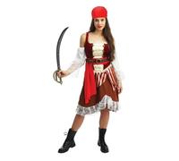 Déguisement pirate femme - PTIT CLOWN - robe S/M - multicolore - accessoires inclus S/M