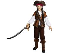Déguisement pirate garçon - Collection Caraïbe garçon- Funidelia- 117065- Corsair, Boucanier - Multicolore- Carnaval et Noel 7-9 ans