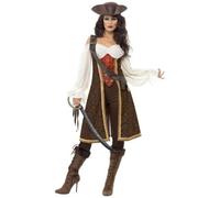 Déguisement Pirate Marron Femme - Taille: M Marron