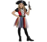 Déguisement pirate multicolore fille - Marque - Modèle - Rouge - 5 ans - Intérieur 5-6 ans