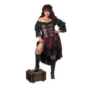 Déguisement pirate noir grande taille femme XXL