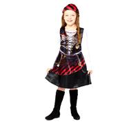 Déguisement Pirate Robe Noire Fille Noir