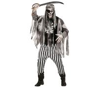 Déguisement Pirate Squelette Fantôme Homme - Taille: Xl Noir