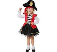 Déguisement De Pirate Du Caraïbe Pour Fille Et Bébé (Taille 1-2a) Multicolore