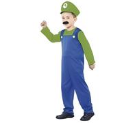 Déguisement De Plombier Vert Pour Enfant (Taille 10-12a) Multicolore