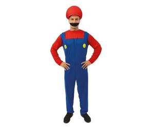 Déguisement Plombier Rouge et Bleu - PTIT CLOWN - Adolescent 14/16 ans - Métier - Carnaval 14-16 ans