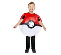 Amscan 9918522 - Unisex Officially Licensed Pokémon Pokeball Tabard Kids Fancy Dress Costume Age: 8-12yrs