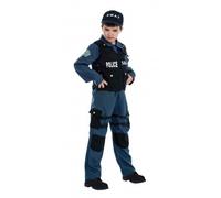 Chaks Déguisement Agent SWAT Garçon Noir