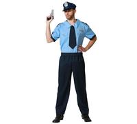 Déguisement policier basique - ANGEL TOMAS, SA - XL - Homme - Noir M/L