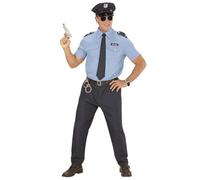 Déguisement policier bleu grande taille adulte XXXL