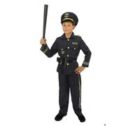 Déguisement Policier Enfant - PTIT CLOWN - Déguisement Policier - Noir - Polyester - Dès 3 ans 3-4 ans