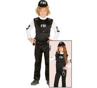 Déguisement Policier FBI enfant - FIESTAS GUIRCA, S.L. - Noir - Mixte - 10 ans 4 ans