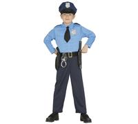 Déguisement Policier Mus arçon - Taille: 3 À 4 Ans (95-105 Cm) Bleu
