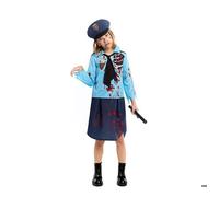 Déguisement - Policier Zombie - Fille - 6 mois à 12 ans - Multicolore - Polyester 7-9 ans