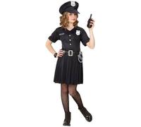 Déguisement policière enfant - WIDMANN - Taille 11/13 ans - Robe, ceinture et casquette incluses