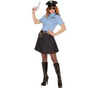 déguisement policière stricte adulte - s - bleu - widmann 04011 Bleu G