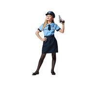 Déguisement policier basique fille - ANGEL TOMAS, SA - Noir - 5 ans - Carnaval