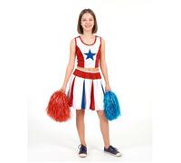 Déguisement pompom girl étoile fille - 5-7 ans (128 cm)
