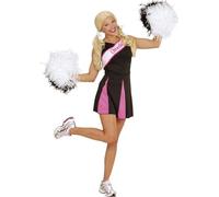 Déguisement Pompom Girl Rose Et Noir Femme - Taille: S Noir