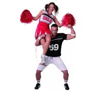 Déguisement Pompom Girl Usa Femme Xs / S Rouge