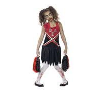Déguisement Pompom Girl Zombie Enfant Taille : 10/12 Ans Rouge