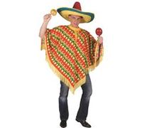 Generique - Poncho Piment Mexicain Adulte