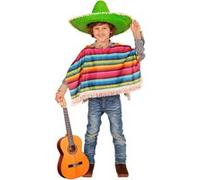 W WIDMANN MILANO Party Fashion - Costume enfant Mexicain, poncho, Carnaval, Fête à thème