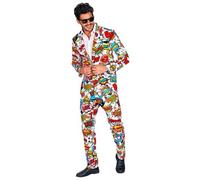Widmann S.r.l. Déguisement Party Fashion Milano – style pop art années 60, veste et pantalon