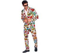 déguisement pop art années 60 homme - l - multicolore - widmann 09353 Multicolore G