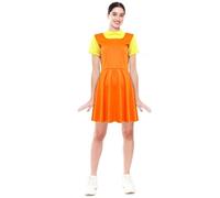 Déguisement Poupée de Squid Game pour Femme - Noir - Carnaval et Fêtes Costumées M