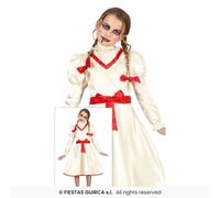 Déguisement Poupée Maudite Fille Horror Film Megan Multi Polyester FG776