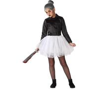 Déguisement poupée rock'n'roll fille - Blanc - 10-12 ans - Veste et jupon en tulle et simili cuir 5-6 ans